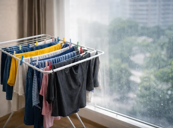 MANUTENÇÃO DE ROUPAS CHEIROSA EM SEMANA CHUVOSA: DICAS PRÁTICAS MANUTENÇÃO DE ROUPAS CHEIROSA EM SEMANA CHUVOSA: DICAS PRÁTICAS