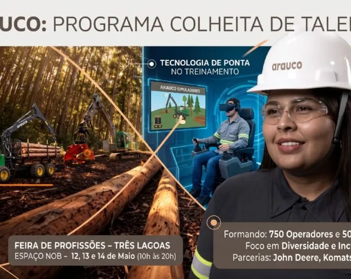 Arauco realiza Feira de Profissões em Três Lagoas para capacitar mão de obra do Projeto Sucuriú