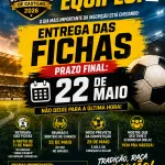 Campeonato Varzeano de Castilho 2026 entra na reta final das inscrições e prazo para entrega das fichas termina no dia 22 de maio.