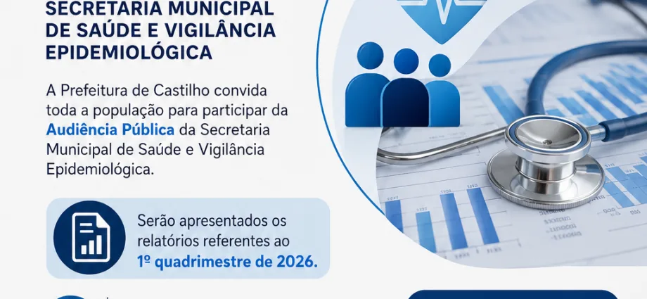 Audiência Pública da Saúde dia 28 em Castilho: Entenda o que vem por aí