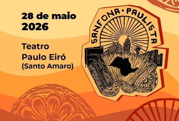 Sanfona Paulista reúne músicos no Teatro Paulo Eiró em São Paulo