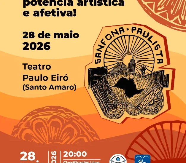 Sanfona Paulista reúne músicos no Teatro Paulo Eiró em São Paulo