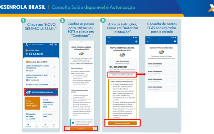 FGTS: CAIXA DISPONIBILIZA CONSULTA PARA NOVO DESENROLA BRASIL FGTS: CAIXA DISPONIBILIZA CONSULTA PARA NOVO DESENROLA BRASIL