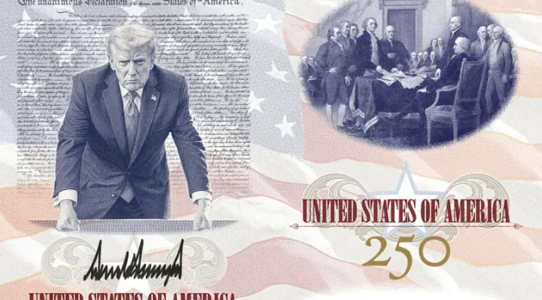 Donald Trump revela novo passaporte comemorativo dos EUA com sua imagem