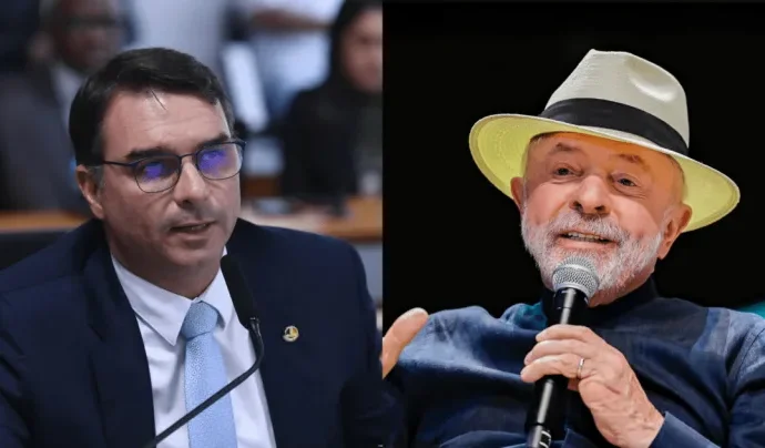 Pesquisa aponta Lula com 37% e Flávio Bolsonaro com 34% em cenário de 1º turno