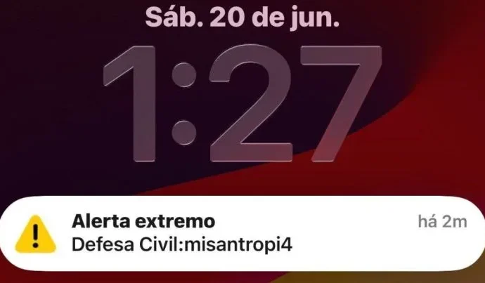 CNDH solicita investigação do MPF sobre falsos alertas da Defesa Civil CNDH solicita investigação do MPF sobre falsos alertas da Defesa Civil