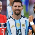 Messi, Mbappé e Haaland disputam artilharia na Copa do Mundo de 2026