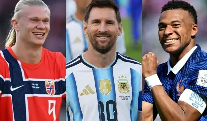 Messi, Mbappé e Haaland disputam artilharia na Copa do Mundo de 2026 Messi, Mbappé e Haaland disputam artilharia na Copa do Mundo de 2026