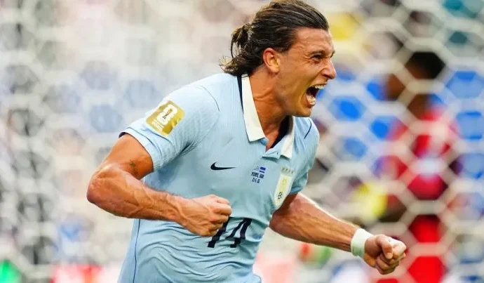 Canobbio marca primeiro gol pela seleção uruguaia na Copa do Mundo 2026