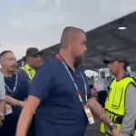 MARCELO, EX-SELEÇÃO, É ESCOLTADO EM CONFLITO NA ABERTURA DA COPA