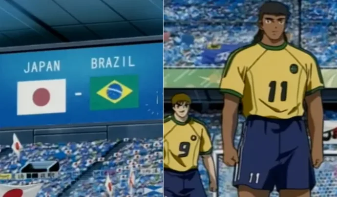 Brasil e Japão se enfrentam em duelo relembrado por clássico do anime ‘Super Campeões’