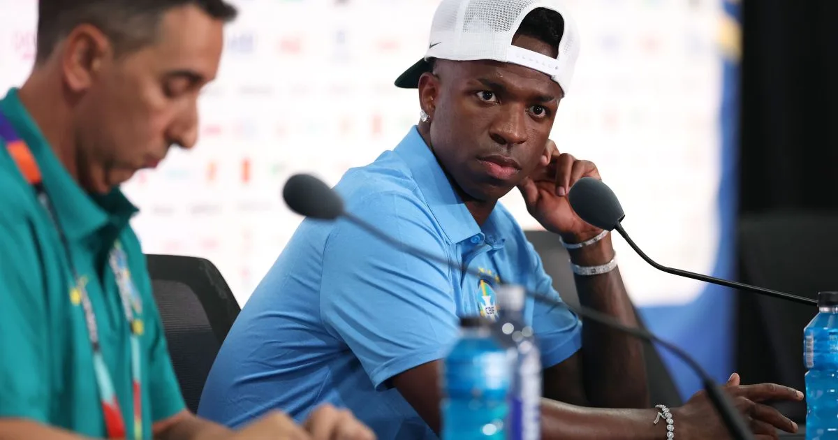 VINI JR ACREDITA EM VIRADA DE CHAVE NA SELEÇÃO BRASILEIRA