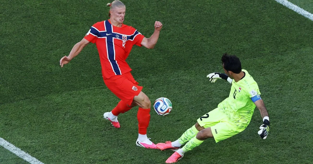 COMETA HAALAND MARCA PRIMEIROS GOLS EM COPAS COM VELOCIDADE