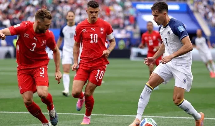 Suíça lidera o Grupo B após goleada sobre a Bósnia na Copa do Mundo