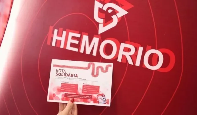 Hemorio lança campanha Rota Solidária com transporte gratuito e descontos para doadores