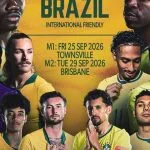 AUSTRÁLIA ANUNCIA DOIS AMISTOSOS CONTRA O BRASIL EM SETEMBRO