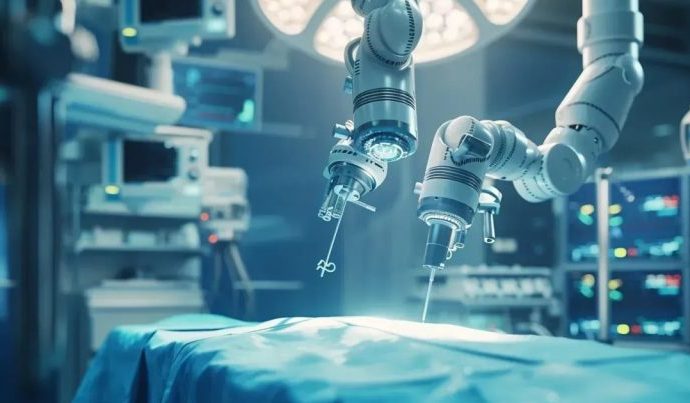 Brasil realiza primeira cirurgia ortopédica com robô chinês no SUS Brasil realiza primeira cirurgia ortopédica com robô chinês no SUS