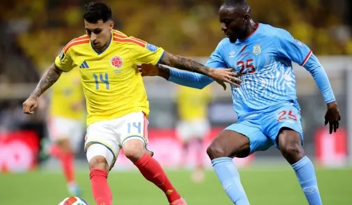 Colômbia supera RD Congo e avança na Copa do Mundo de 2026