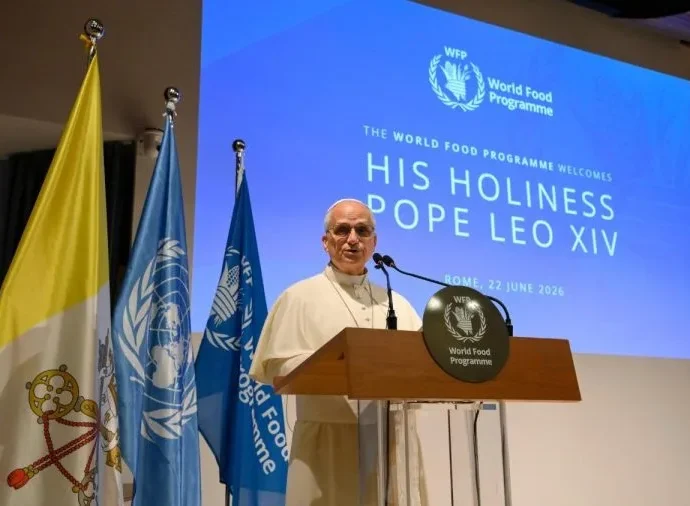 Papa Francisco defende aliança global no combate à fome durante visita ao Programa Alimentar Mundial