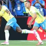 VINÍCIUS JÚNIOR MARCA GOLAÇO E EMPATA JOGO CONTRA MARROCOS