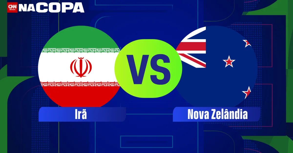 IRÃ X NOVA ZELÂNDIA: HORÁRIO E ONDE ASSISTIR À COPA DO MUNDO