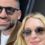 Lindsay Lohan compartilha momentos familiares em homenagem ao marido