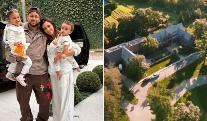 Bruna Biancardi compartilha dia de folga com Neymar em hotel de luxo