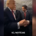Trump cumprimenta Lula durante cúpula do G7 na França