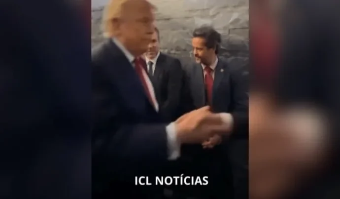 Trump cumprimenta Lula durante cúpula do G7 na França