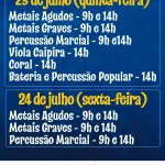 FESTIVAL DE INVERNO 2026 EM CASTILHO ANUNCIA WORKSHOPS GRATUITOS