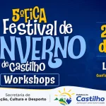 5º FESTIVAL DE INVERNO DE CASTILHO OFERECE WORKSHOPS GRATUITOS