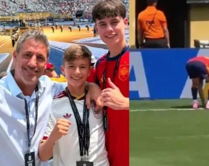 CUCURELLA ENTERRA MOEDA E REPETE SUPERSTIÇÃO DA ESPANHA CAMPEÃ DE 2010