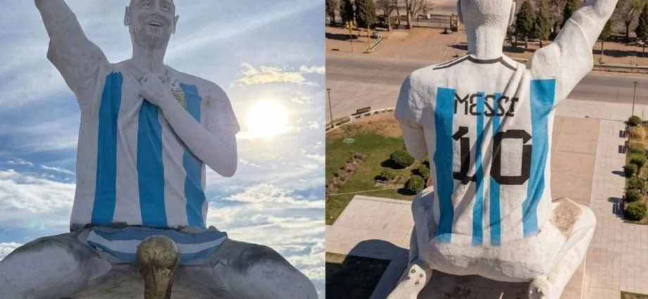 MELHOR ESTÁTUA DO MUNDO DE MESSI CELEBRA VAGA NA FINAL DA COPA MELHOR ESTÁTUA DO MUNDO DE MESSI CELEBRA VAGA NA FINAL DA COPA