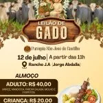 Paróquia São José de castilho promove tradicional Leilão de Gado no dia 12 de julho domingo
