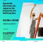 Curso Gratuito de Reparos em Pinturas em Edificações em Castilho