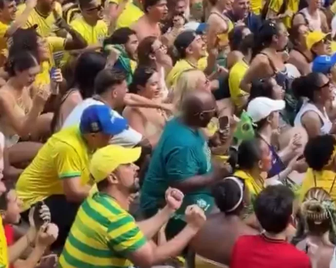 COPA DO MUNDO: BRASILEIROS TRANSFORMAM REMADA VIKING EM "CRÉU" NOS EUA