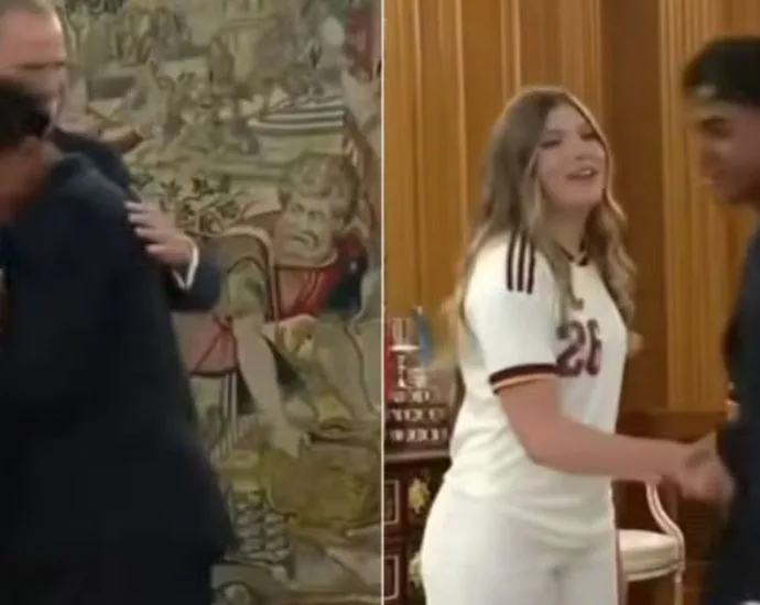 YAMAL VIRA HIT POR CUMPRIMENTO À PRINCESA DA ESPANHA APÓS TÍTULO YAMAL VIRA HIT POR CUMPRIMENTO À PRINCESA DA ESPANHA APÓS TÍTULO