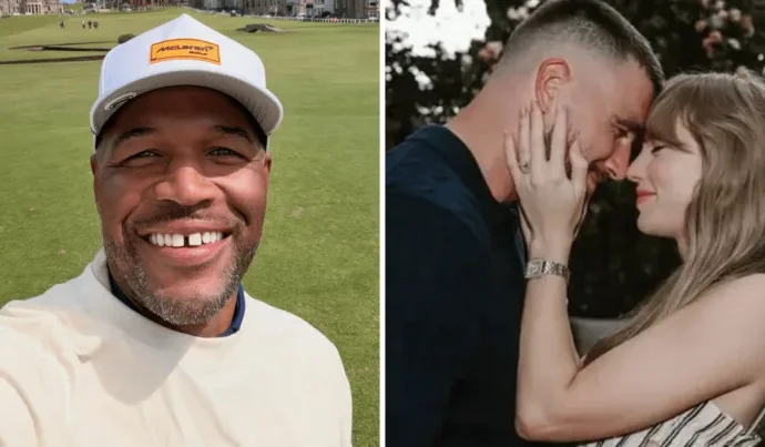 Michael Strahan comenta a cerimônia de casamento de Taylor Swift e Travis Kelce