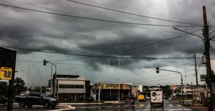 Inmet emite alerta de tempestade para o sul de Mato Grosso do Sul