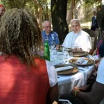 Papa defende uma Igreja acolhedora durante almoço com pessoas em vulnerabilidade