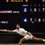 Djokovic faz brincadeira sobre Messi após vitória intensa em Wimbledon