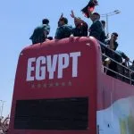 JOGADORES DO EGITO SÃO RECEBIDOS COMO HERÓIS APÓS CAMPANHA NA COPA