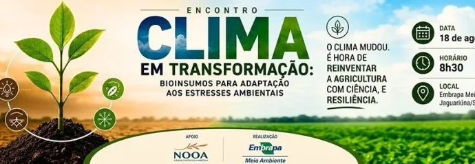 Encontro em Jaguariúna Aborda Bioinsumos e Adaptação da Agricultura às Mudanças Climáticas