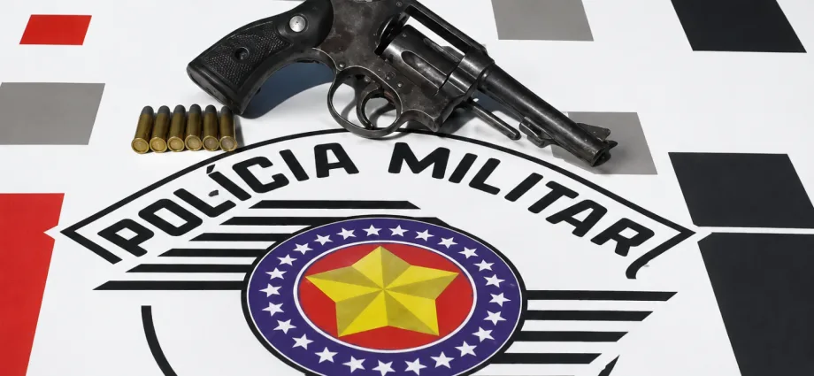 HOMEM DETIDO COM REVÓLVER E MUNIÇÕES DE CALIBRE 38 EM ANDRADINA