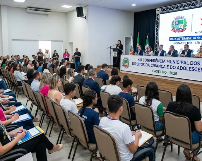 DATA DA 13ª CONFERÊNCIA MUNICIPAL de castilho foi alterada