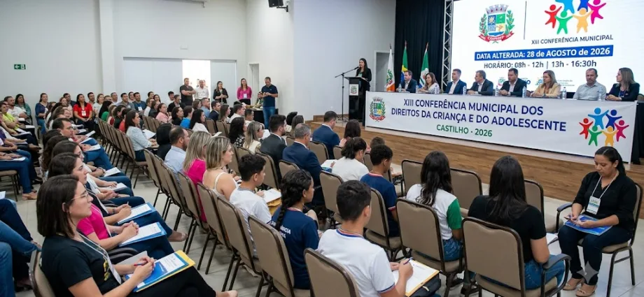 DATA DA 13ª CONFERÊNCIA MUNICIPAL de castilho foi alterada