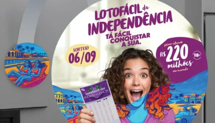 Início das Vendas da Lotofácil da Independência 2026 com Prêmio de R$ 300 Milhões
