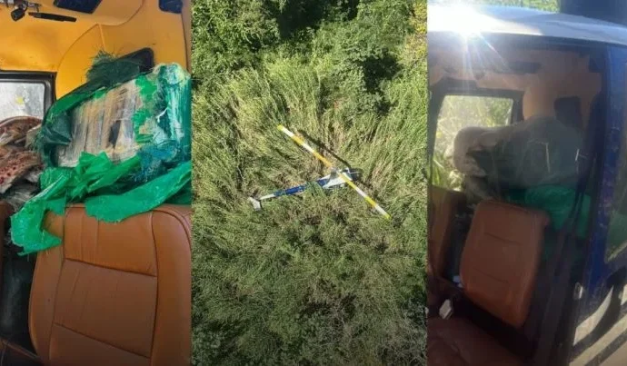 Helicóptero com mais de 200 kg de cocaína é apreendido em Florínea, SP