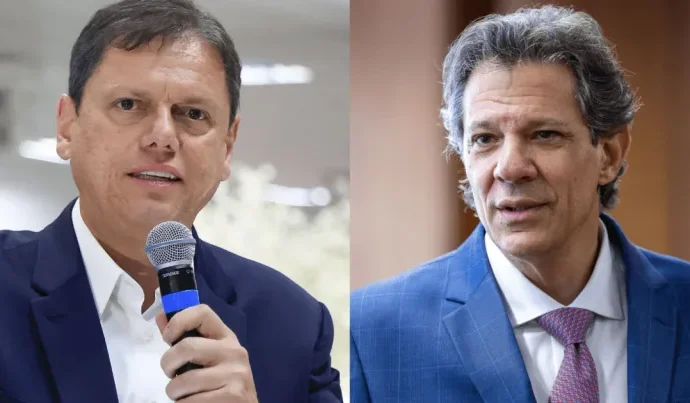 Pesquisa Datafolha aponta Tarcísio de Freitas com 46% e Fernando Haddad com 30% em SP Pesquisa Datafolha aponta Tarcísio de Freitas com 46% e Fernando Haddad com 30% em SP