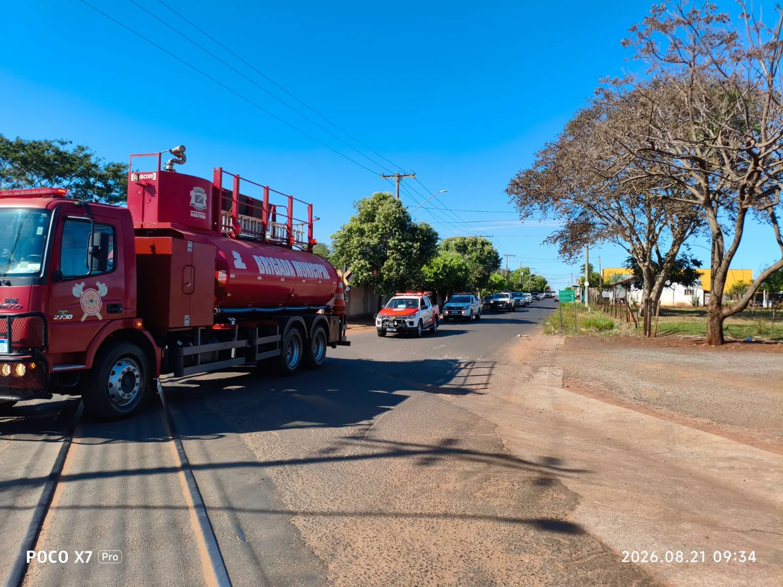 Mobilização em Castilho alerta sobre perigos de queimadas e incêndios Pauta recebida por e-mail